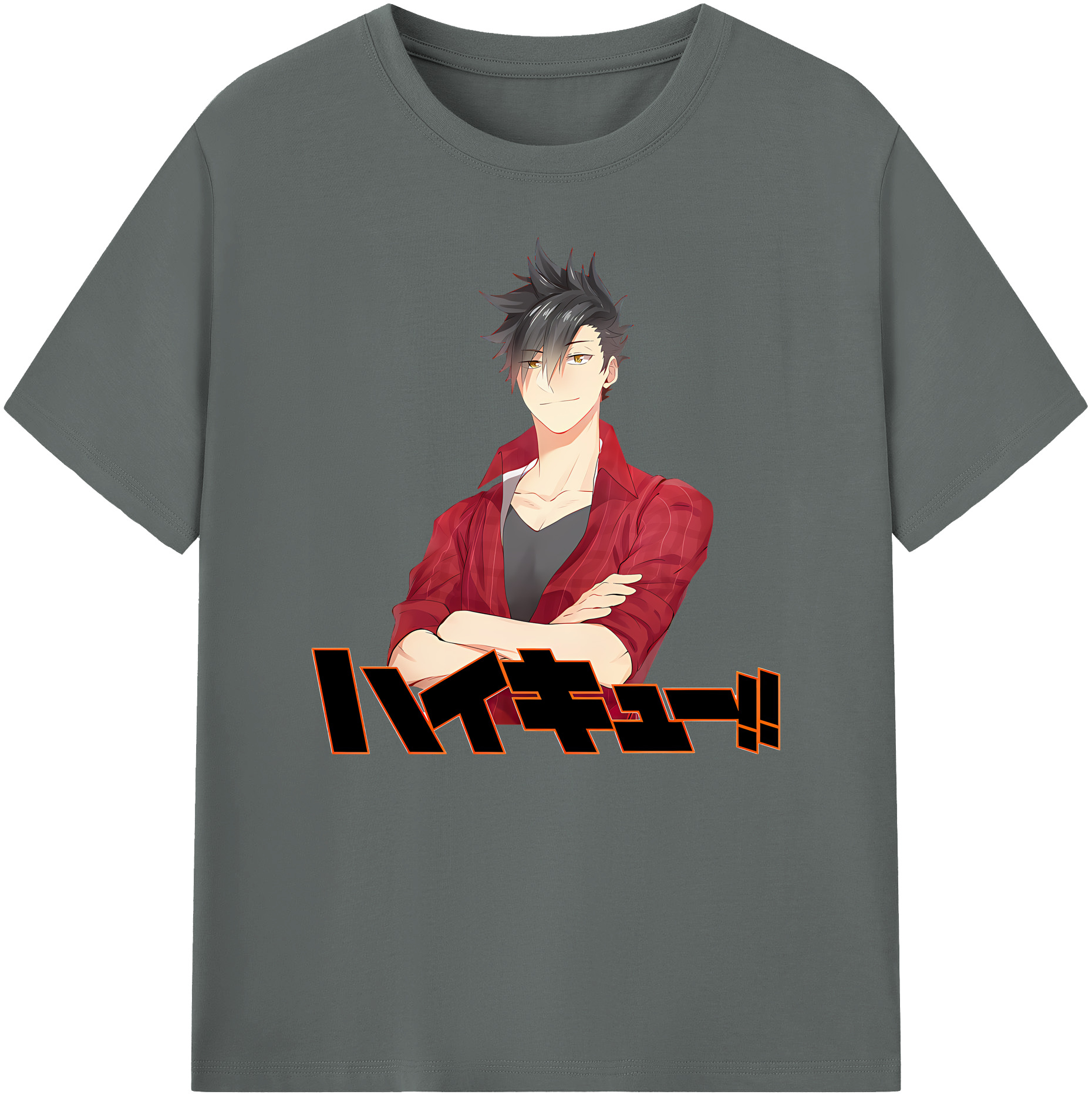（画像用） ハイキュー!! Haikyu!! 綿100％ メンズ半袖Tシャツ｜肌触りやわらか＆通気性
